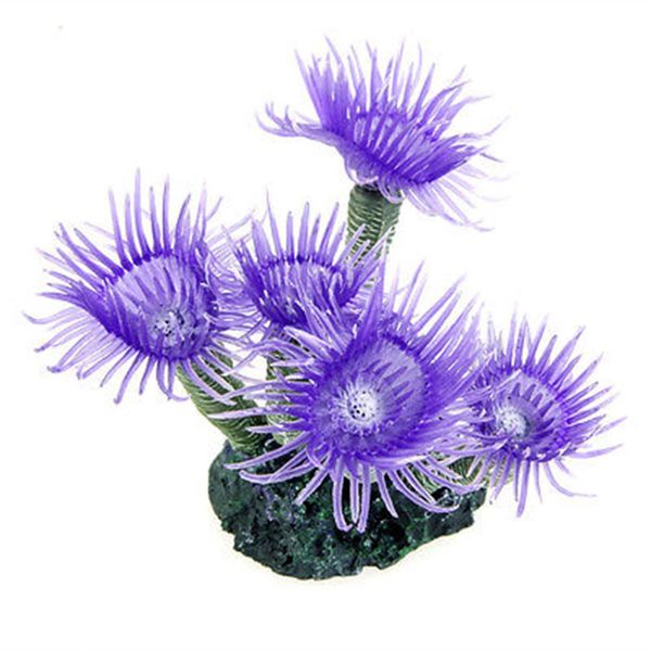 fish tank artificial sea anemone coral resin aquarium decoration silicone flower purple
fish tank artificial sea anemone coral resin aquarium decoration silicone flower purple