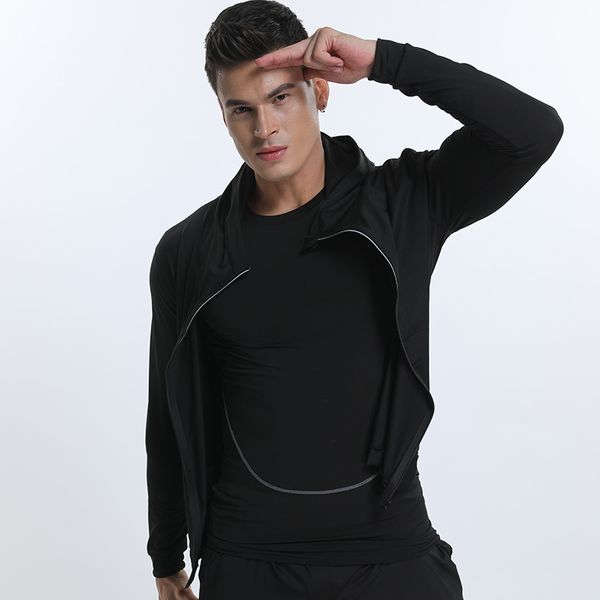 men running sport hoodie sweatshirt gym fitness training outerwear jacket male compression black soli jogging men clothing, Black;red
men running sport hoodie sweatshirt gym fitness training outerwear jacket male compression black soli jogging men clothing, Black;red