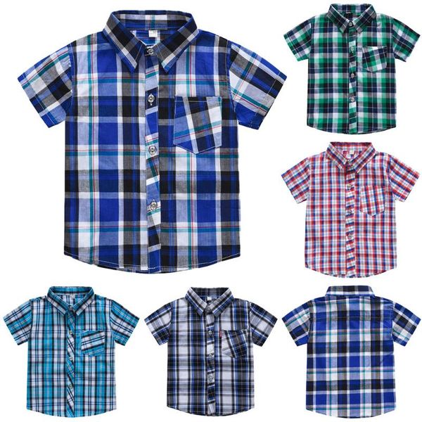 boys summer plaid blouse toddler baby kids boys stripe plaid pocket turn-down collar clothes casual clothes 2020 moda niño, White;black
boys summer plaid blouse toddler baby kids boys stripe plaid pocket turn-down collar clothes casual clothes 2020 moda niño, White;black