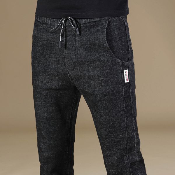 new mens pencil pants 2019 fashion men casual slim fit straight stretch feet skinny zipper jeans for male sell trousers, Blue
new mens pencil pants 2019 fashion men casual slim fit straight stretch feet skinny zipper jeans for male sell trousers, Blue