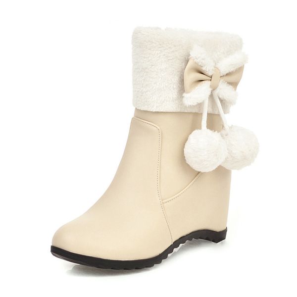 new bow fur ball flowers snow boots fur ball princess snow boots college style sweet lolita winter women, Black
new bow fur ball flowers snow boots fur ball princess snow boots college style sweet lolita winter women, Black