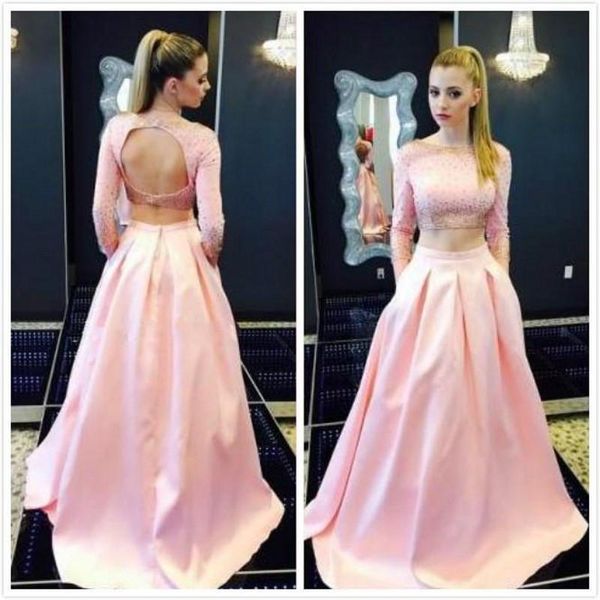 2019 new fascinating floor-length backless celebrity dresses two pieces scoop evening dresses elegant satin party prom gowns vestido, Black;red
2019 new fascinating floor-length backless celebrity dresses two pieces scoop evening dresses elegant satin party prom gowns vestido, Black;red