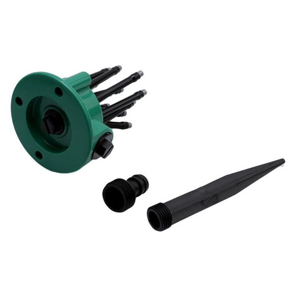 garden 360 degree multi-head automatic sprinkler nozzle lawn sprinklers new green and black
garden 360 degree multi-head automatic sprinkler nozzle lawn sprinklers new green and black