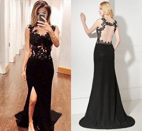 elegant long dress black vestidos longos 2020 split black chiffon floor length evening dresses mermaid prom dresses
elegant long dress black vestidos longos 2020 split black chiffon floor length evening dresses mermaid prom dresses