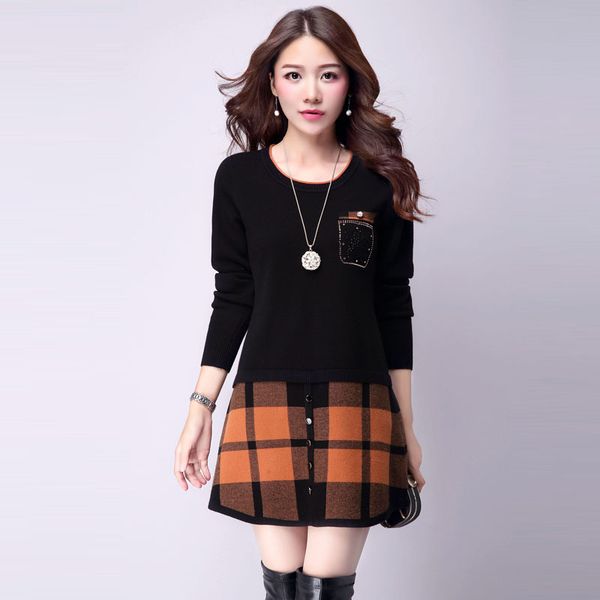 новые все матча женщины вязать платье с длинными рукавами winter блуза англия вязаные плед мини-юбки прицепные femme лоскутная свитер, White;black
новые все матча женщины вязать платье с длинными рукавами winter блуза англия вязаные плед мини-юбки прицепные femme лоскутная свитер, White;black