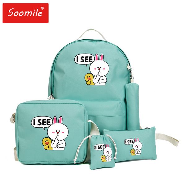 4pcs/sets new 2019 cartoon cartoon printing school bags canvas schoolbags for teenage cute girls bookbag children backpacks
4pcs/sets new 2019 cartoon cartoon printing school bags canvas schoolbags for teenage cute girls bookbag children backpacks