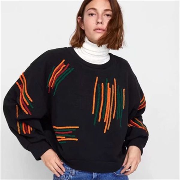 embroidery sweatshirts women colored all-matched long sleeve women casual sweatshirts female regular sweatershirt, Black
embroidery sweatshirts women colored all-matched long sleeve women casual sweatshirts female regular sweatershirt, Black