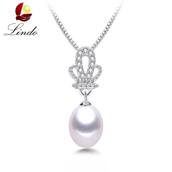 100% natural freshwater white pearl pendant necklace women fashion 925 sterling silver crown zircon jewelry 45cm y19061203
100% natural freshwater white pearl pendant necklace women fashion 925 sterling silver crown zircon jewelry 45cm y19061203