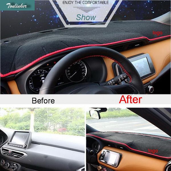 tonlinker cover case stickers for kicks 2016-17 car styling 1 pcs polyester dashboar position anti dirt pad sticker
tonlinker cover case stickers for kicks 2016-17 car styling 1 pcs polyester dashboar position anti dirt pad sticker