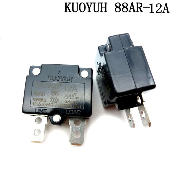 taiwan kuoyuh overcurrent protector overload switch automatic reset 12a 88ar series
taiwan kuoyuh overcurrent protector overload switch automatic reset 12a 88ar series