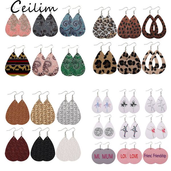 2020 new fashion designer pu leather earrings for women girls bohemian vintage teardrop oval drop silver hook earrings jewelry gift, Golden
2020 new fashion designer pu leather earrings for women girls bohemian vintage teardrop oval drop silver hook earrings jewelry gift, Golden
