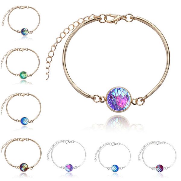 new silver round bracelet multicolor mermaid love bracelet dab304 link, chain jewelry bracelet, Black
new silver round bracelet multicolor mermaid love bracelet dab304 link, chain jewelry bracelet, Black