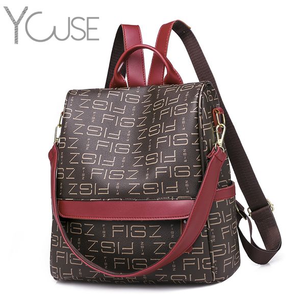 youse fashion trends pu leather women backpack female lapbackpacks letter pattern school backpacks female bags
youse fashion trends pu leather women backpack female lapbackpacks letter pattern school backpacks female bags