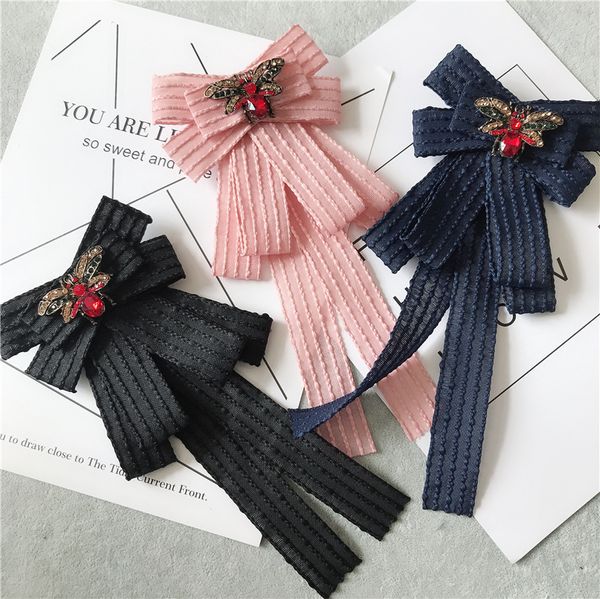 vintage college style bee bowtie female ribbon collar flower vintage bow tie red rhinestone white shirt formal dress accessories, Black;blue
vintage college style bee bowtie female ribbon collar flower vintage bow tie red rhinestone white shirt formal dress accessories, Black;blue