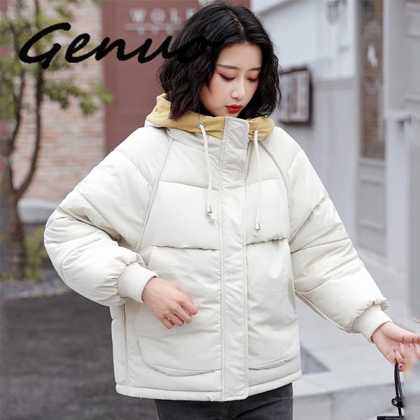 genuo new 2019 winter jacket women hooded warm thicken padded female outwear coat short parka mujer invierno, Black
genuo new 2019 winter jacket women hooded warm thicken padded female outwear coat short parka mujer invierno, Black