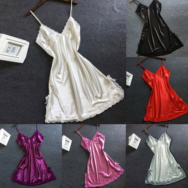 plus size night dress nightgown nightwear lace patchwork camisola lingerie nighty silk dress sleep wear nightdress clothes, Black;red
plus size night dress nightgown nightwear lace patchwork camisola lingerie nighty silk dress sleep wear nightdress clothes, Black;red