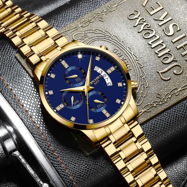 men watch relogio dourado masculino fashion top men's business casual quartz watch wristwatches clock 2019, Slivery;brown
men watch relogio dourado masculino fashion top men's business casual quartz watch wristwatches clock 2019, Slivery;brown