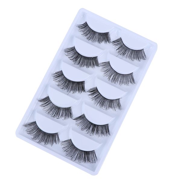 false eyelashes 5 pairs handmade 3d soft false eye lashes extension cross natural long thick lashes beauty women makeup tools
false eyelashes 5 pairs handmade 3d soft false eye lashes extension cross natural long thick lashes beauty women makeup tools