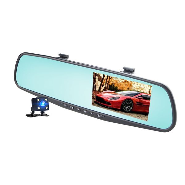 4.3 " dual lens car camera rearview mirror car dvrs full hd 1080p night vision dash cam video recorder auto registrator
4.3 " dual lens car camera rearview mirror car dvrs full hd 1080p night vision dash cam video recorder auto registrator