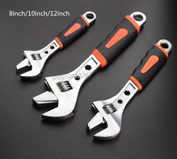 1pc 8inch / 10inch / 12inch adjustable wrench chrome vanadium steel universal wrench nut hand tool
1pc 8inch / 10inch / 12inch adjustable wrench chrome vanadium steel universal wrench nut hand tool