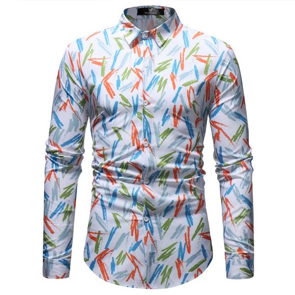 men print dress shirts 201 new fashion autumn long sleeve cotton print casual dress shirts camisa masculina -3xl, White;black
men print dress shirts 201 new fashion autumn long sleeve cotton print casual dress shirts camisa masculina -3xl, White;black