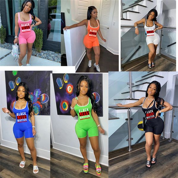 black lives matter summer women tank jumpsuits fashion letters rompers sleeveless tank vest skinny bodysuits candy black overalls d61905, White
black lives matter summer women tank jumpsuits fashion letters rompers sleeveless tank vest skinny bodysuits candy black overalls d61905, White
