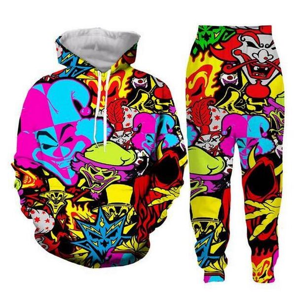 новые мужчины / женская insane clown posse забавный 3d печати мода спортивные костюмы crewneck hip hop толстовка и брюки 2 шт набор толстовк, Gray
новые мужчины / женская insane clown posse забавный 3d печати мода спортивные костюмы crewneck hip hop толстовка и брюки 2 шт набор толстовк, Gray