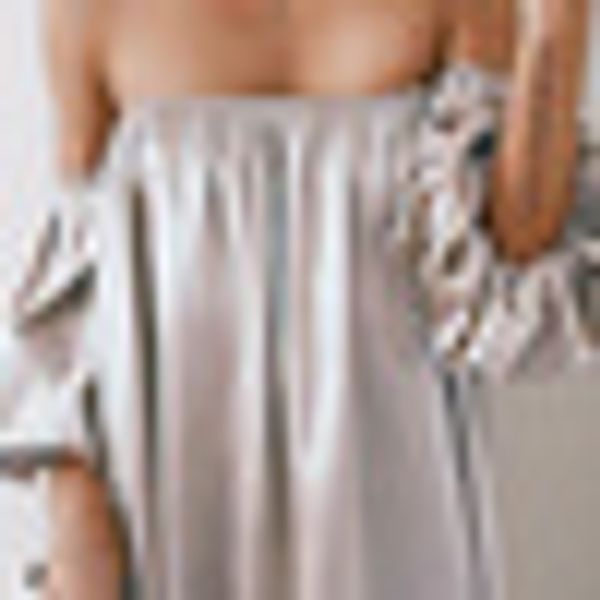 women off shoulder shirt puff sleeve t-shirts blouse summer party pullover, Black;gray
women off shoulder shirt puff sleeve t-shirts blouse summer party pullover, Black;gray