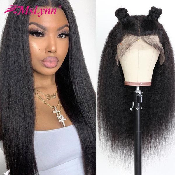lace front wig brazilian kinky straight human hair wigs pre plucked with baby hair13x4/13x6 lace wigs for women mslynn remy, Black;brown
lace front wig brazilian kinky straight human hair wigs pre plucked with baby hair13x4/13x6 lace wigs for women mslynn remy, Black;brown