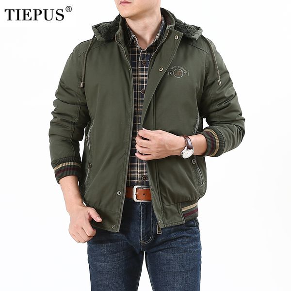 tiepus brand plus size l~5xl,6xl, 7xl, 8xl winter jacket men fashion warm coat men's hooded windbreaker jacket men's, Tan;black
tiepus brand plus size l~5xl,6xl, 7xl, 8xl winter jacket men fashion warm coat men's hooded windbreaker jacket men's, Tan;black