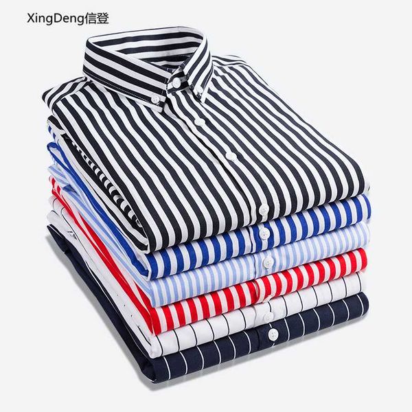 men's dress shirts business casual stripe cotton fashion silm clothing long sleeve solid single breasted shirt plus size 5xl, White;black
men's dress shirts business casual stripe cotton fashion silm clothing long sleeve solid single breasted shirt plus size 5xl, White;black