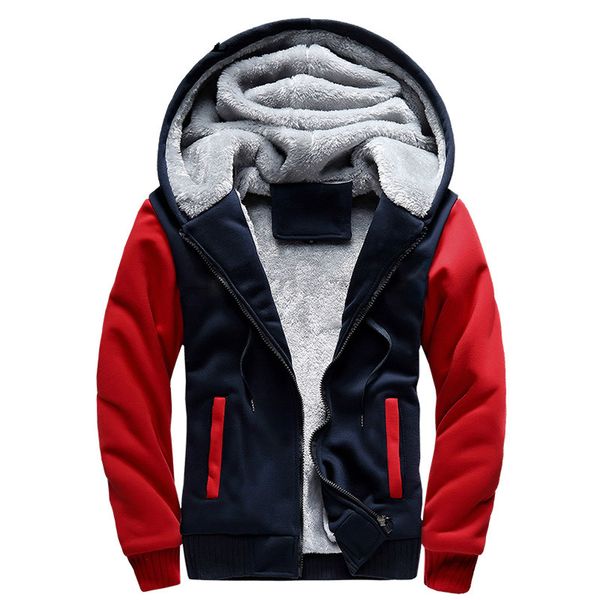 dropshipping winter thick warm male hoodies sweatshirts for men zipper brand casual sportswear velvet hooded hoodie men's coats, Black
dropshipping winter thick warm male hoodies sweatshirts for men zipper brand casual sportswear velvet hooded hoodie men's coats, Black