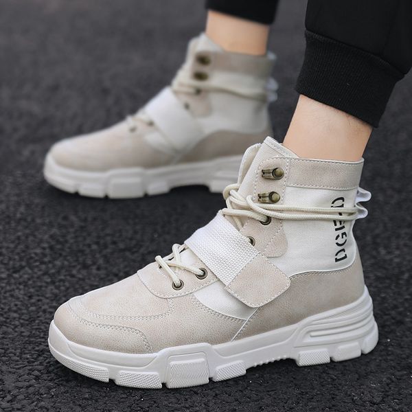 2020 high new fashion winter boots men's desert boots round toe tooling sneakers shoes men's lace up working b478, Black
2020 high new fashion winter boots men's desert boots round toe tooling sneakers shoes men's lace up working b478, Black