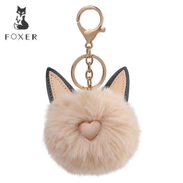 foxer brand plush pendant & keychain hanging ornament lightweight organizers for handbag car keychain fur pendant, Black
foxer brand plush pendant & keychain hanging ornament lightweight organizers for handbag car keychain fur pendant, Black