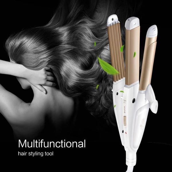 3 in 1 hair curling iron multifunctional hair straightener corn corrugated iron plate heated roller electric styling tools
3 in 1 hair curling iron multifunctional hair straightener corn corrugated iron plate heated roller electric styling tools