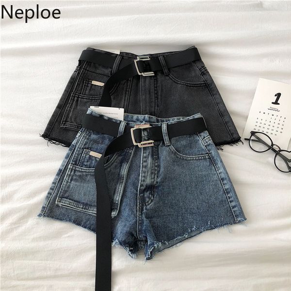 neploe jeans women shorts zipper buttons belt high waisted shorts 2020 spring summer korean fashion demin short feminino 4a278, White;black
neploe jeans women shorts zipper buttons belt high waisted shorts 2020 spring summer korean fashion demin short feminino 4a278, White;black