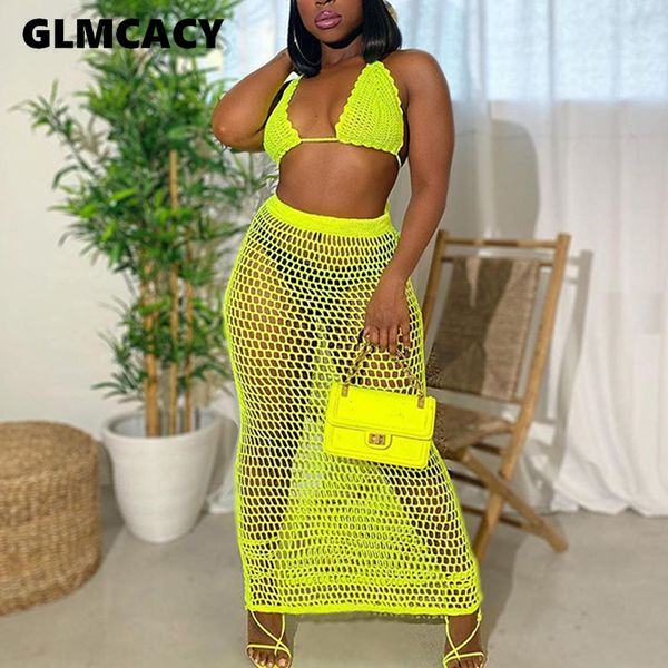 summer fishnet knitted two piece set women see through night club suits bra & shorts casual beach outfits, White
summer fishnet knitted two piece set women see through night club suits bra & shorts casual beach outfits, White