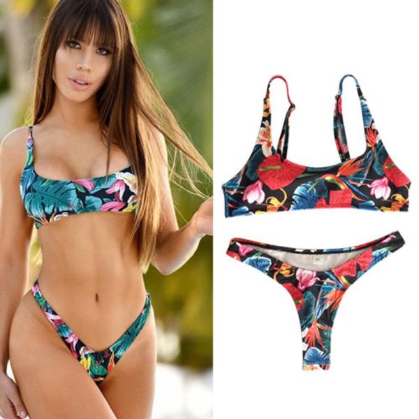 2018 new two-pieces new floral padded bikini set swimsuit women bandage push-up triangle swimwear bathing suits beachwear
2018 new two-pieces new floral padded bikini set swimsuit women bandage push-up triangle swimwear bathing suits beachwear