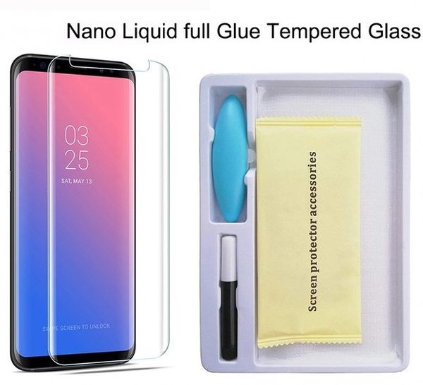 Для Samsung S10 Plus S10E Note 9 8 S9 S8 УФ-жидкость полная крышка из закаленного стекла Защитная
Для Samsung S10 Plus S10E Note 9 8 S9 S8 УФ-жидкость полная крышка из закаленного стекла Защитная