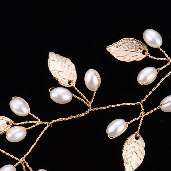 leaf pearl hair band, dish hair decoration, headpiece leaf pearl headband disc accessories headdress, Golden;white
leaf pearl hair band, dish hair decoration, headpiece leaf pearl headband disc accessories headdress, Golden;white