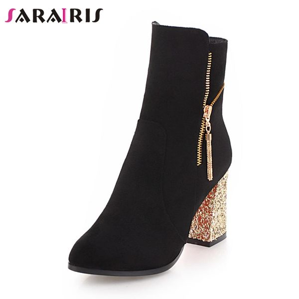 sarairis новй soid 8.5cm вокие каблђки еѬнй гоѬа пѬодажа zip обђв женина casual оен, Black
sarairis новй soid 8.5cm вокие каблђки еѬнй гоѬа пѬодажа zip обђв женина casual оен, Black