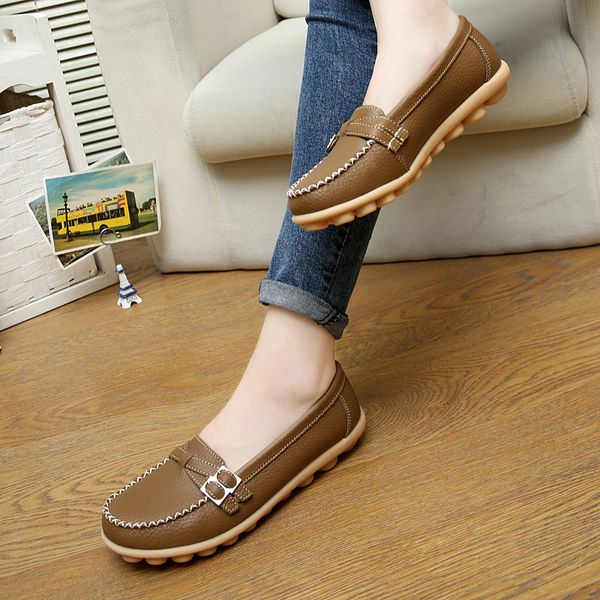women flats slip on loafers woman genuine leather shoes female wedge shoes female moccasins casual zapatos mujer plus size, Black
women flats slip on loafers woman genuine leather shoes female wedge shoes female moccasins casual zapatos mujer plus size, Black