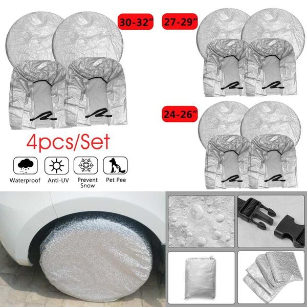 4pcs spare tire cover case polyester tires storage bag wheel protector tyre accessories for winter and summer different sizes
4pcs spare tire cover case polyester tires storage bag wheel protector tyre accessories for winter and summer different sizes