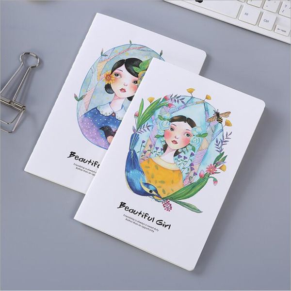 3pc Portable Traveler Notebook Primary School Stationery Thicken Diary Small Fresh Korean Workbook Learning Stationery Wholesale