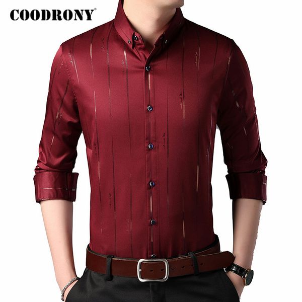 men's casual shirts coodrony brand shirt men spring autumn arrival fashion striped business cotton long sleeve chemise homme c6061, White;black
men's casual shirts coodrony brand shirt men spring autumn arrival fashion striped business cotton long sleeve chemise homme c6061, White;black