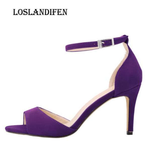 loslandifen women fashion flock party high heels sandals shoes spring ladies ankle buckle strap office summer sandals, Black;white
loslandifen women fashion flock party high heels sandals shoes spring ladies ankle buckle strap office summer sandals, Black;white