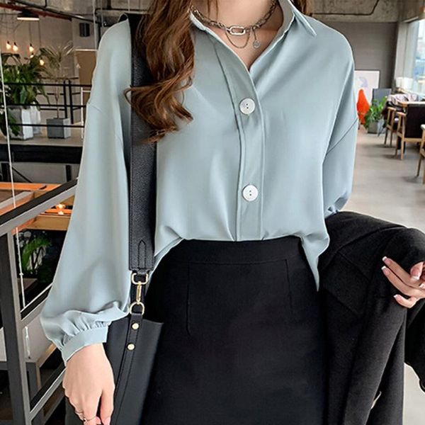 fashion women blouse sweet chiffon blouse solid lantern sleeve blouses elegant ladies shirt ladies working chemisier #3, White
fashion women blouse sweet chiffon blouse solid lantern sleeve blouses elegant ladies shirt ladies working chemisier #3, White