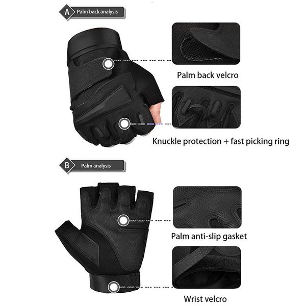 cycling half finger dominos adjustable anti-slip protective outdoor gloves for climbing training riding new, Black
cycling half finger dominos adjustable anti-slip protective outdoor gloves for climbing training riding new, Black