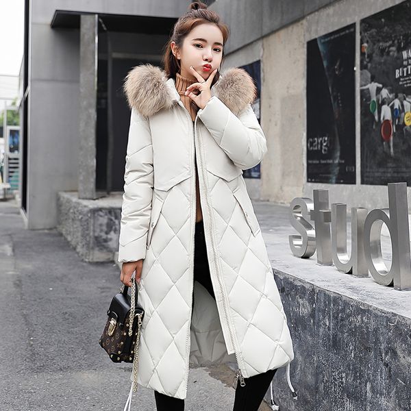 winter long cotton jackets 2018 new arrival winter coats colorful fur hooded women jackets outwear slim female coat parka, Black
winter long cotton jackets 2018 new arrival winter coats colorful fur hooded women jackets outwear slim female coat parka, Black