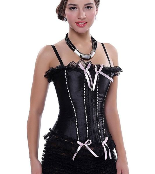 gothic lace up corset vest women black floral overbust corsets bustiers shoulder straps style corselet costumes, Black;white
gothic lace up corset vest women black floral overbust corsets bustiers shoulder straps style corselet costumes, Black;white